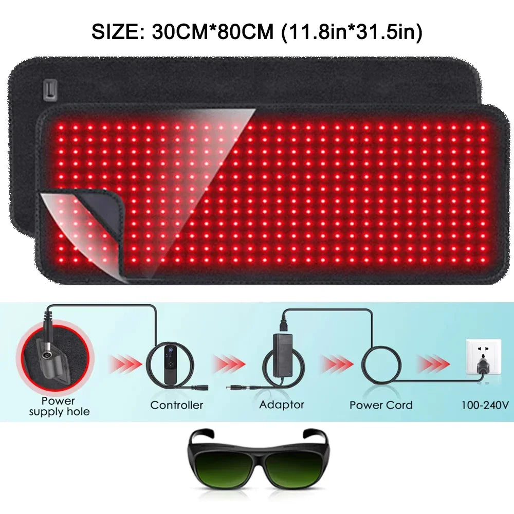 Astarexin Red Light Therapy Heating Pad Relieves Muscle Pain