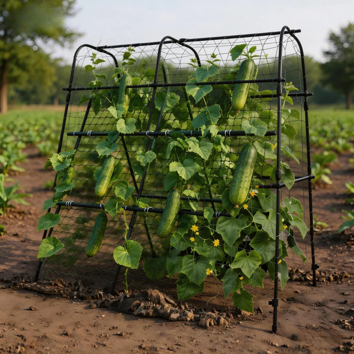 HiMISS Garden Arch Trellis for Climbing Plants and Vegetables