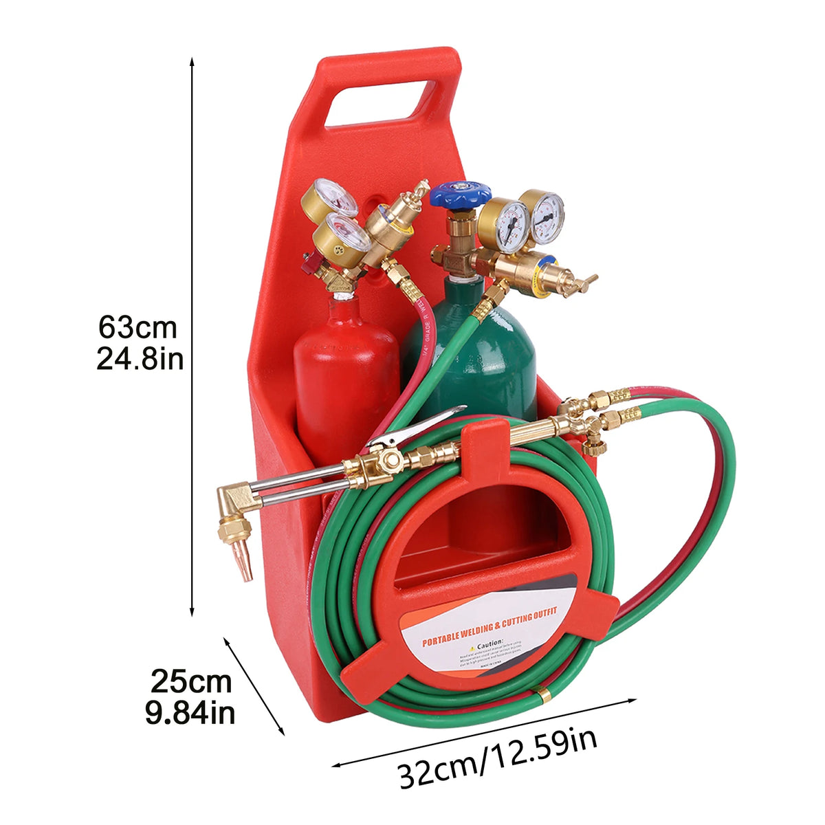 Portable Oxygen Acetylene Welding And Cutting Torch Kit Set
