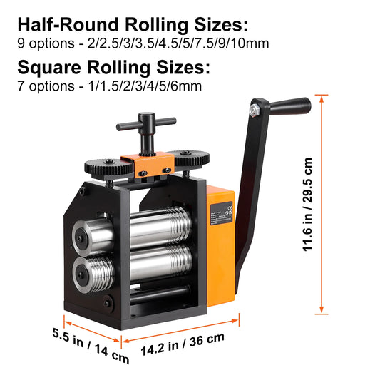 Succebuy 3in1 Jewelry Rolling Mill Machine For Metal Wire Crafting