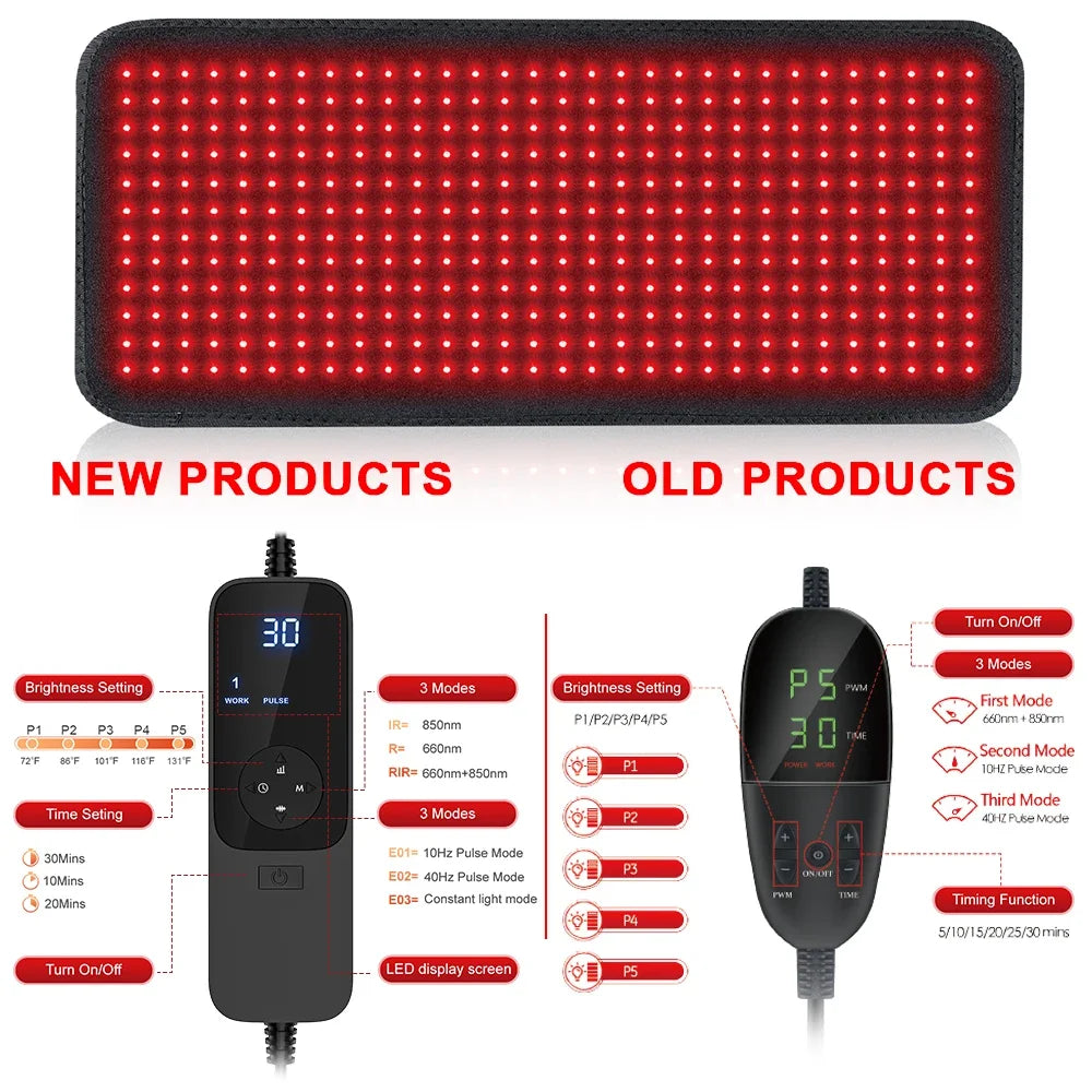 Astarexin Red Light Therapy Heating Pad Relieves Muscle Pain