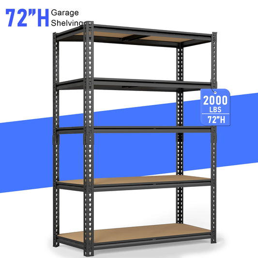 Sarenzoon Adjustable Heavy Duty Metal Storage Shelving Unit for Organization