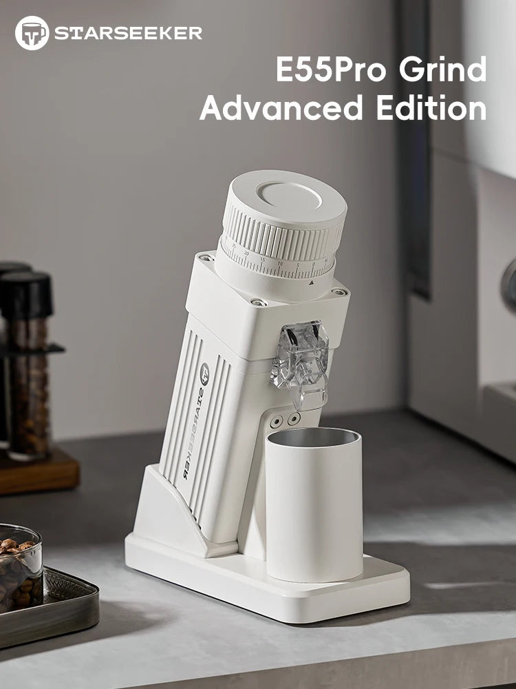 STARSEEKER E55Pro Electric Burr Coffee Grinder For Espresso Brewing