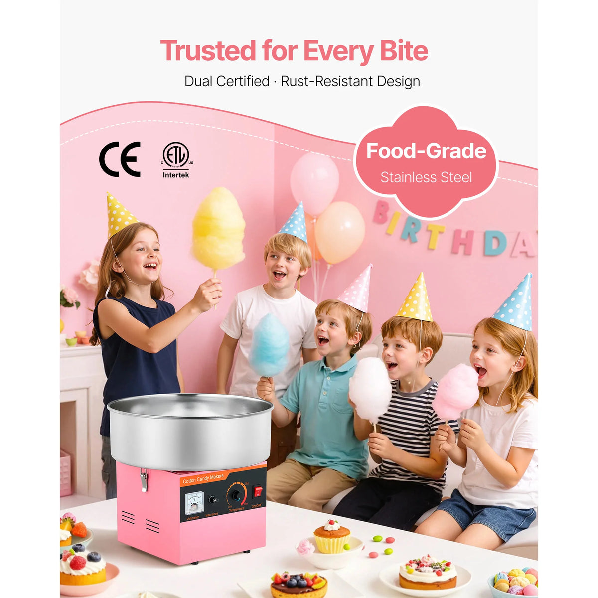 Succebuy Commercial Electric Cotton Candy Machine For Parties