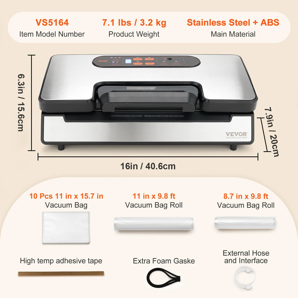 Commercial Automatic Vacuum Sealer Machine For Food Packaging