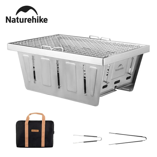 Naturehike Portable Camping Charcoal Grill for Outdoor Barbecue Cooking