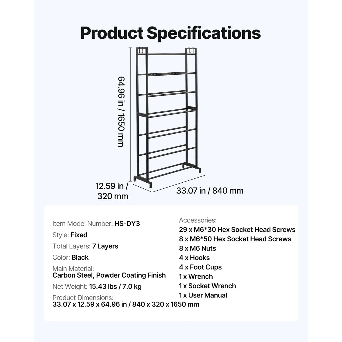 SucceBuy 3D Printer Filament Storage Rack With Spool Holders