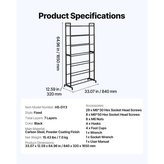 SucceBuy 3D Printer Filament Storage Rack With Spool Holders