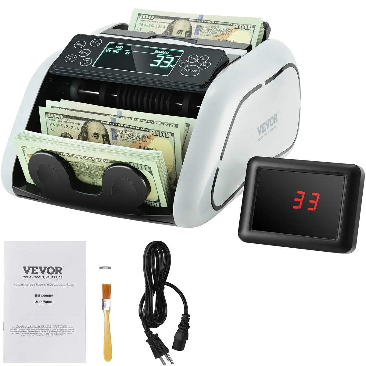 SucceBuy Automatic Money Counter With Anti Counterfeit Detection For Shops