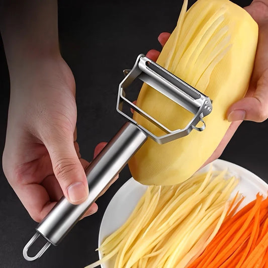 Stainless Steel Vegetable Peeler and Julienne Slicer Shredder