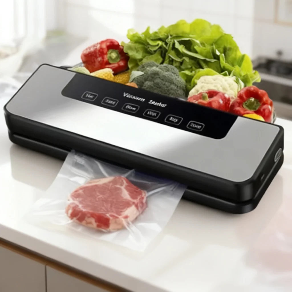 Automatic Kitchen Vacuum Sealer With Sterilization For Fresh Food Storage