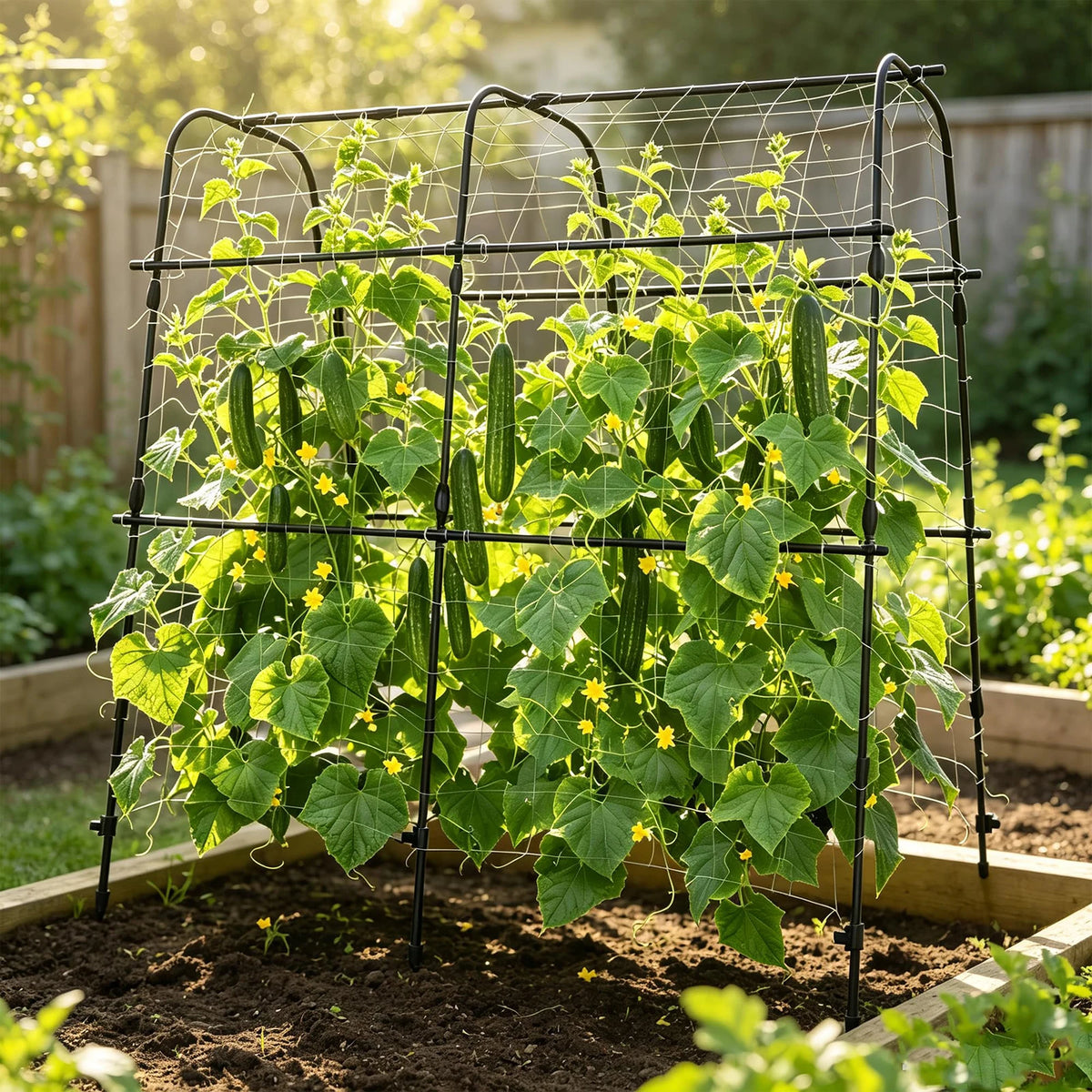 HiMISS Garden Arch Trellis for Climbing Plants and Vegetables
