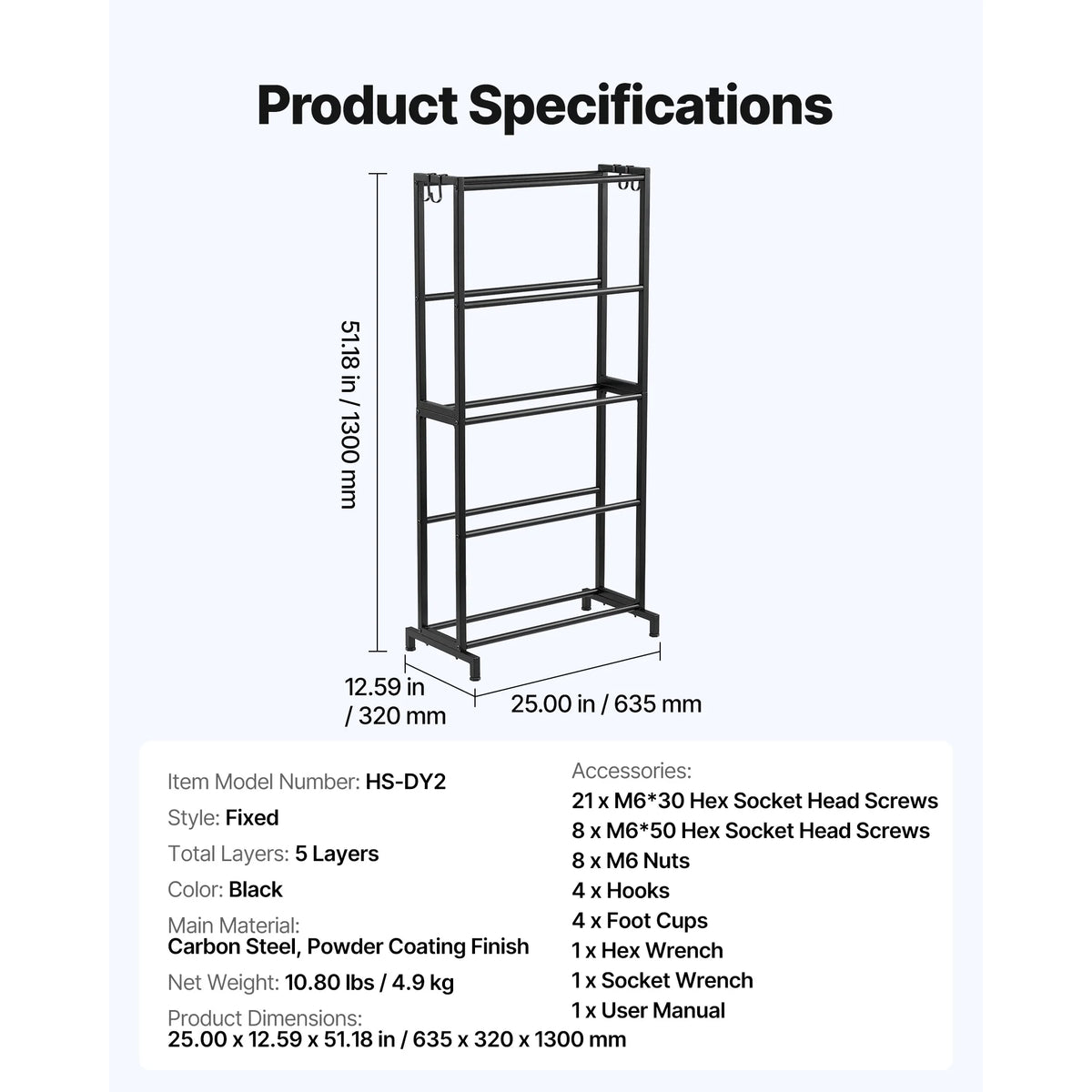 SucceBuy 3D Printer Filament Storage Rack With Spool Holders