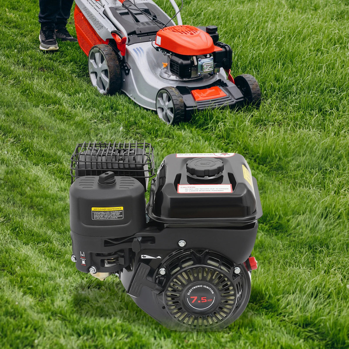 Bymaocar 75HP 4Stroke Horizontal Shaft Engine For Generators And Pumps