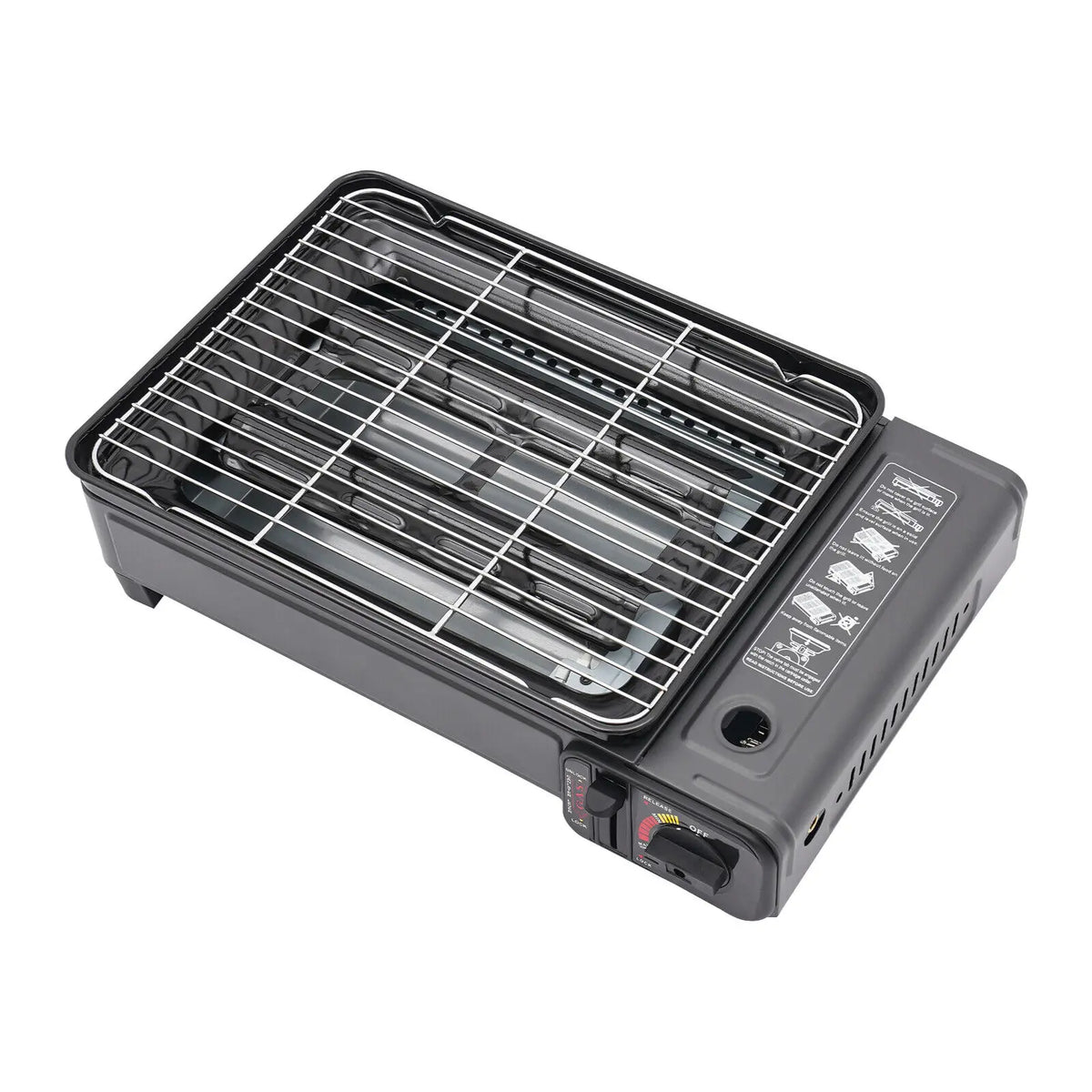 Portable Butane Gas Camping Grill Stove for Outdoor Cooking