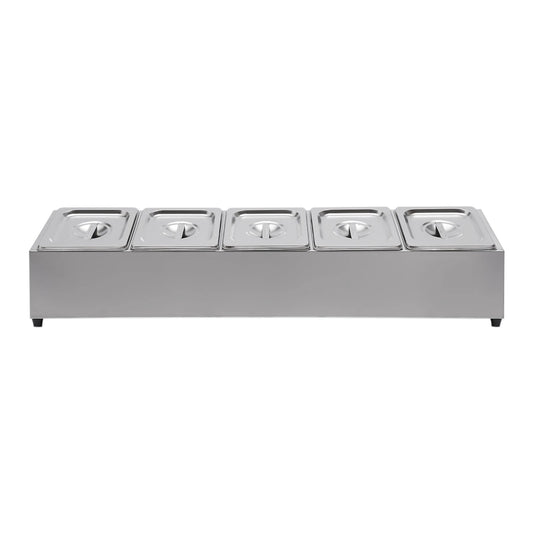 Stainless Steel Countertop Spice Rack Organizer With Lidded Pans