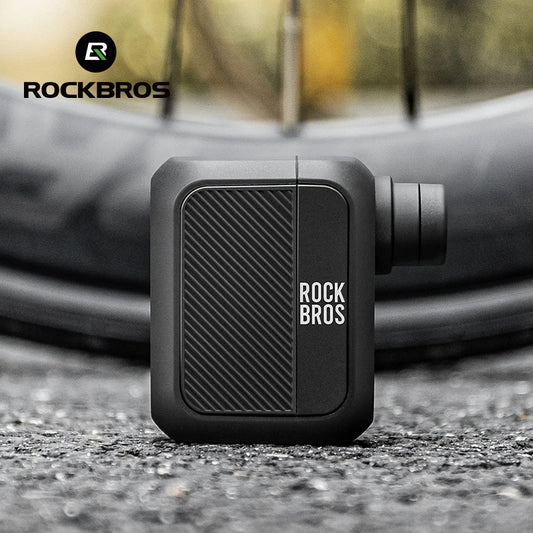 ROCKBROS Mini Rechargeable Electric Tire Pump for Bikes and Motorcycles