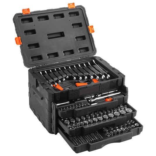 SucceBuy Heavy Duty Socket Set With Complete Mechanics Tool Kit