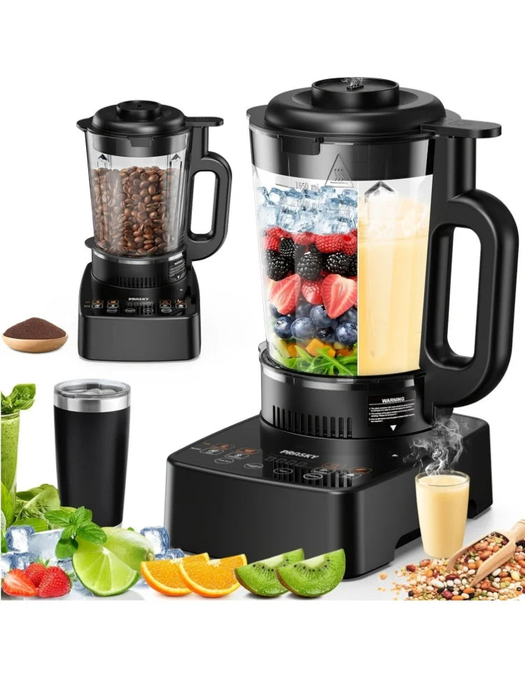 Prasky Professional Heating Blender With Auto Clean And High Speed