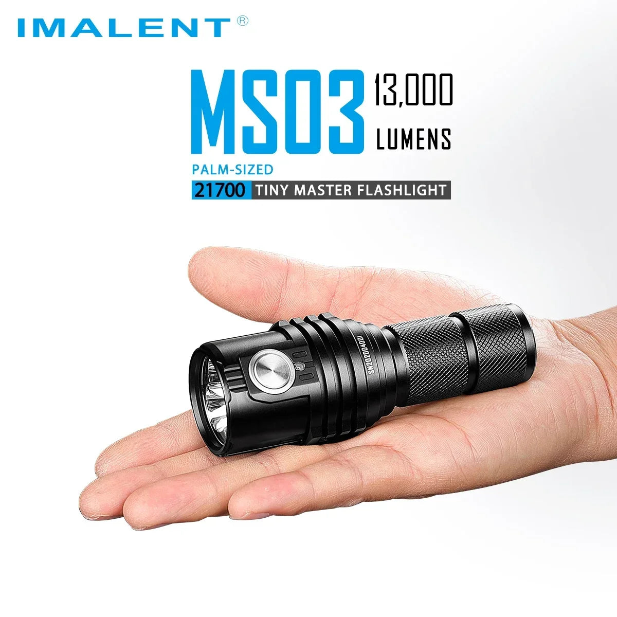 IMALENT MS03 Rechargeable Tactical LED Flashlight for Outdoor Adventures
