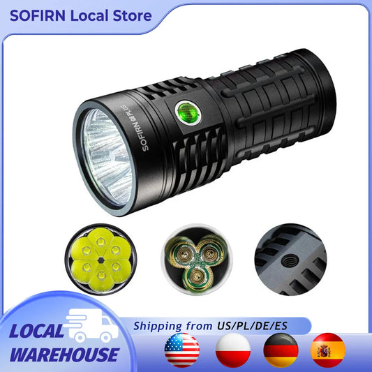 Sofirn Q8 Plus USB C Rechargeable High Output LED Flashlight