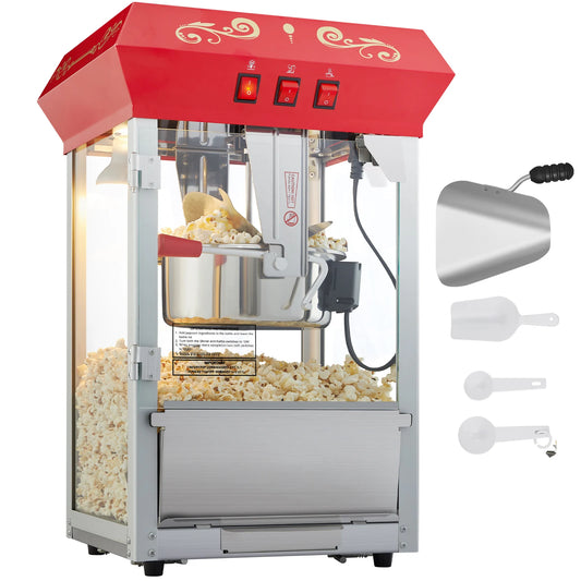 SucceBuy Automatic Electric Popcorn Maker With Durable Heating Element