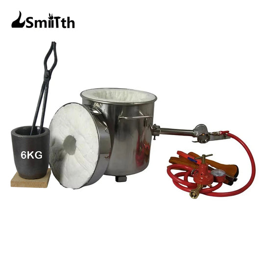 LSMIITTH Gas Metal Melting Furnace Kit for Jewelry Casting
