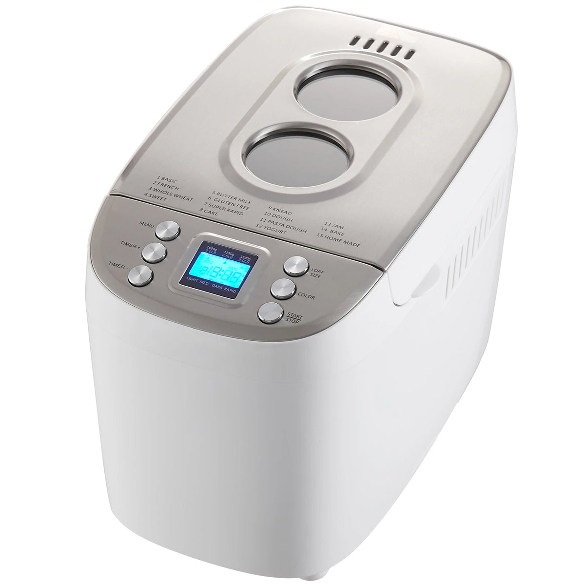 Vevor Automatic Bread Maker Features Nonstick Ceramic Pan Design