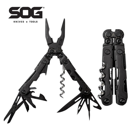 SOG PowerLitre Compact Multitool With Pliers And Corkscrew