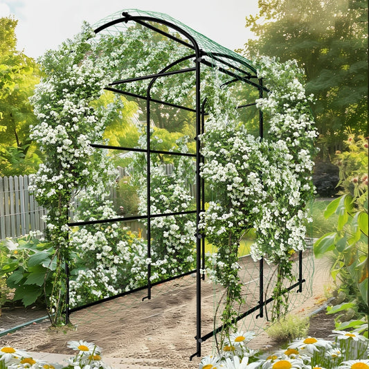 Wisfor U Shaped Metal Garden Trellis Support For Climbing Plants